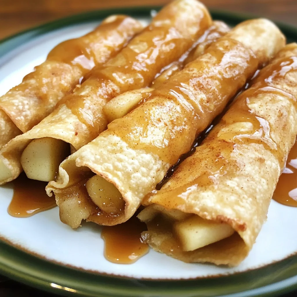 Caramel Apple Taquitos