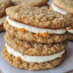 Carrot Cake Cookie Sandwiches
