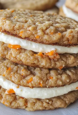 Carrot Cake Cookie Sandwiches