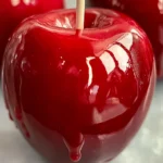 Classic Red Candy Apples: Old-Fashioned Fair Treat!
