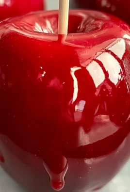 Classic Red Candy Apples: Old-Fashioned Fair Treat!