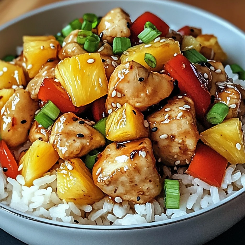 Create a Flavorful Pineapple Chicken and Rice in Just 30 Minutes!
