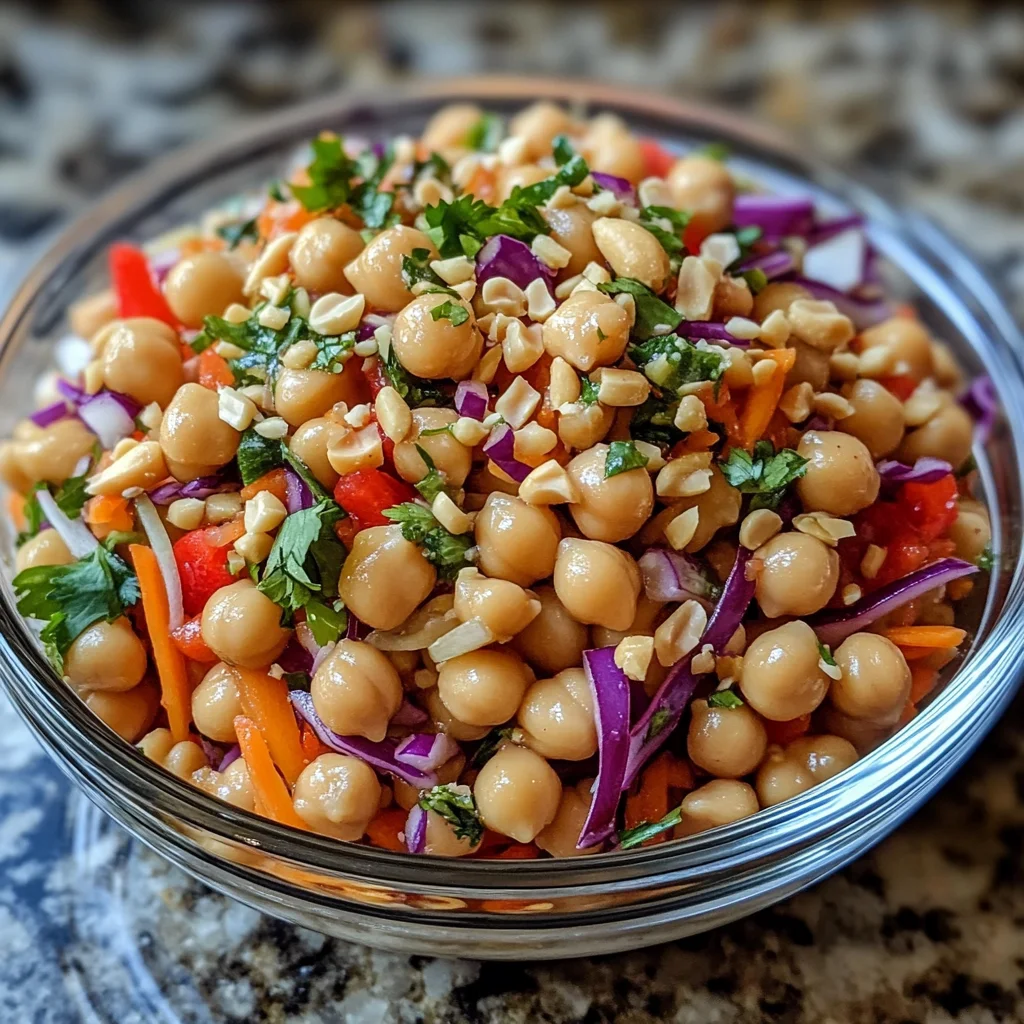 Crunchy Thai Chickpea Salad Recipe