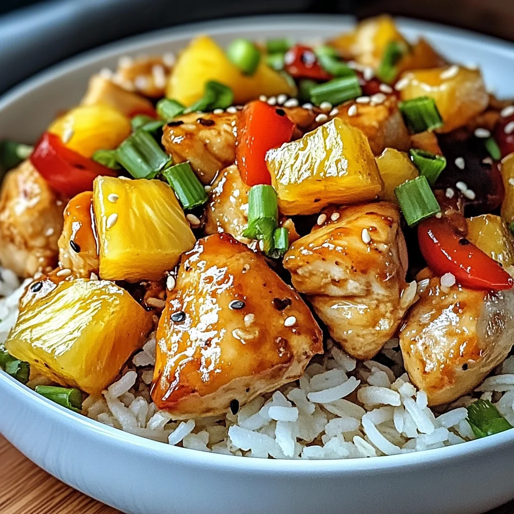 Discover the Joy of Pineapple Chicken and Rice in 30 Minutes!
