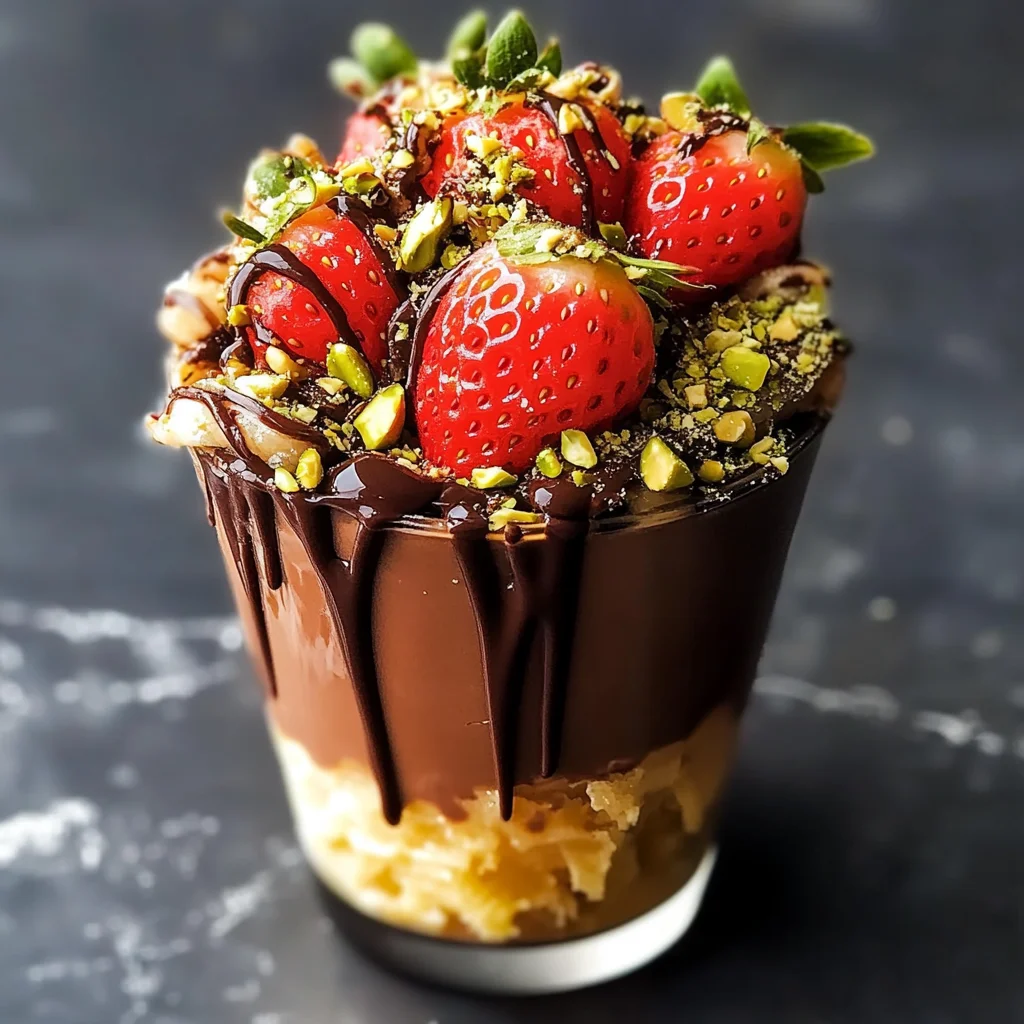 Dubai Chocolate Strawberry Cup: A Quick, Irresistible Treat