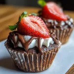 Dubai Chocolate Strawberry Mini Cups