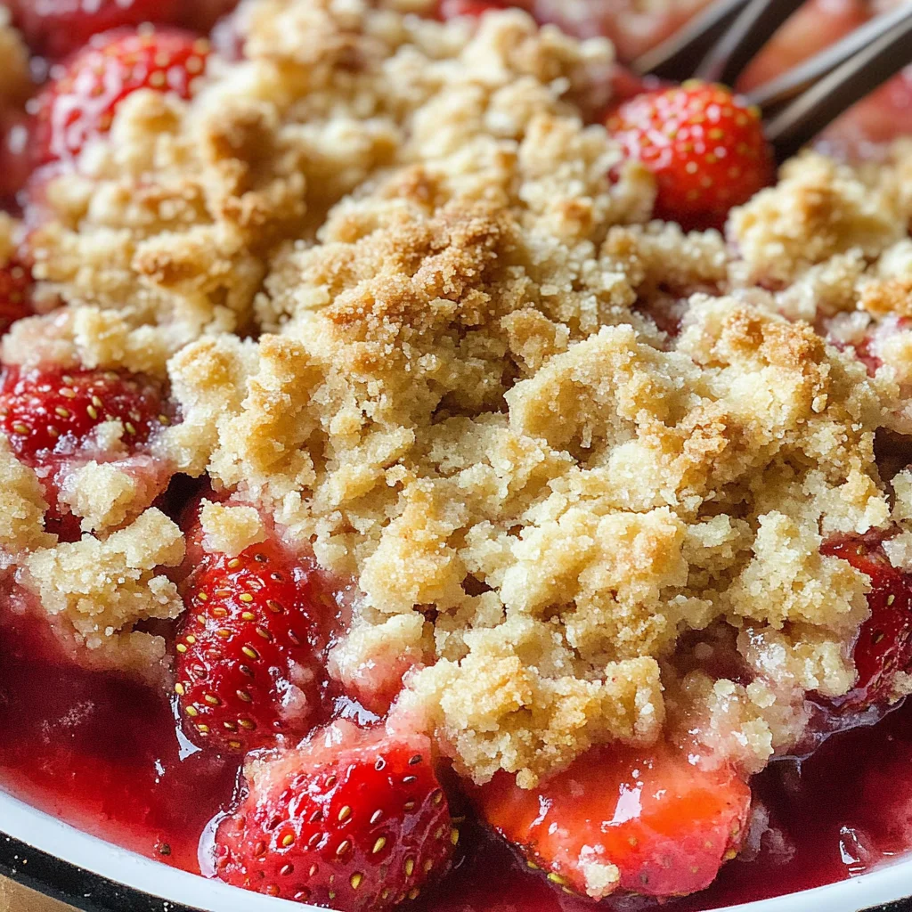 Easy Strawberry Crisp