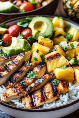Grilled Chicken and Pineapple Bowls with Coconut Rice Recipe