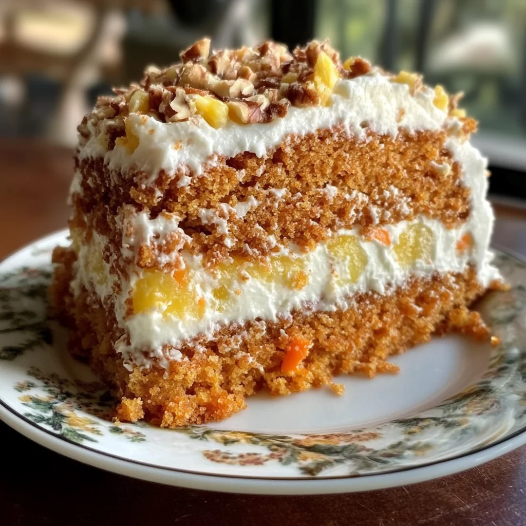 Hawaiian Carrot Pineapple Cake
