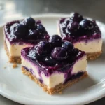 Juicy Mini Lemon Blueberry Cheesecakes
