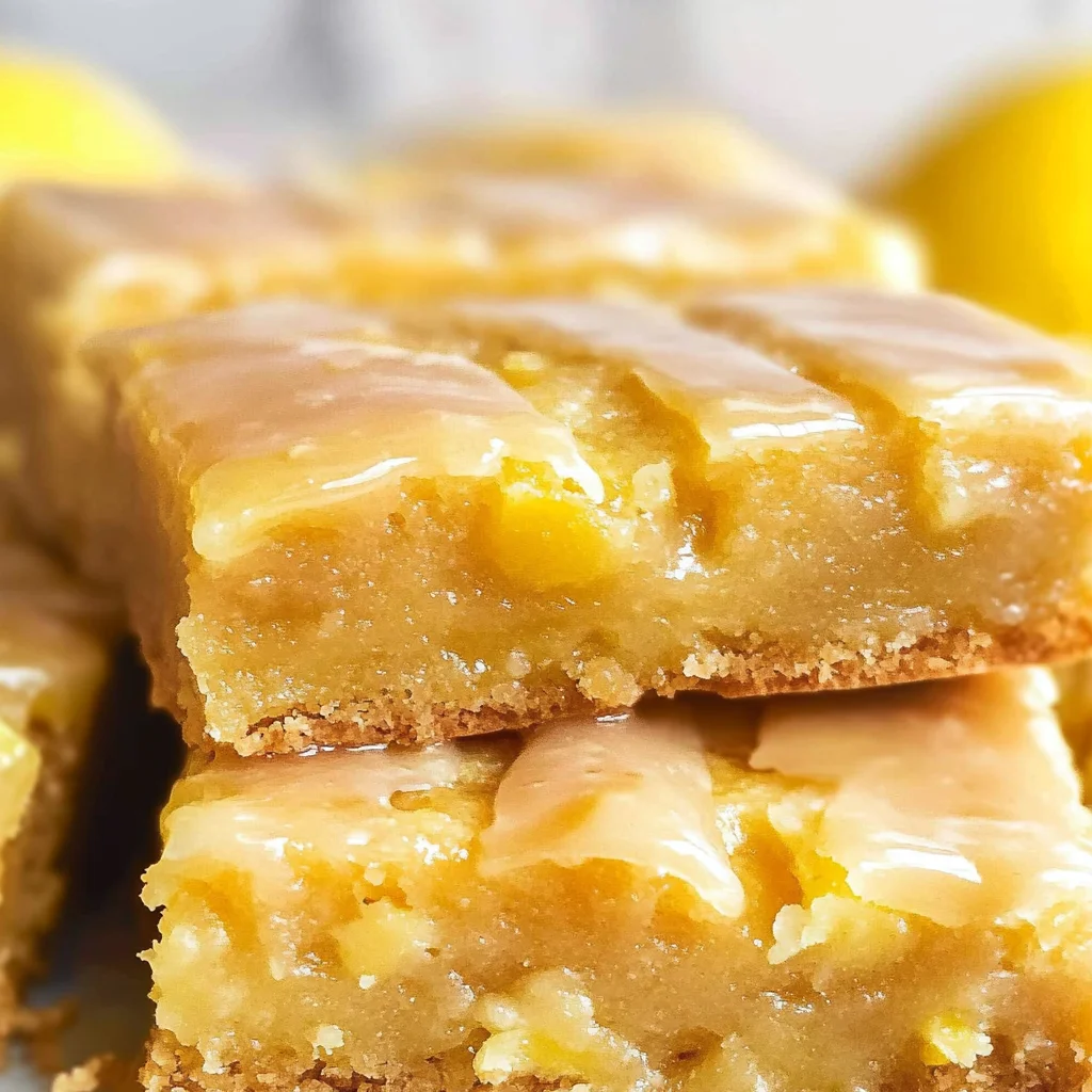 Lemon Brownies Recipe