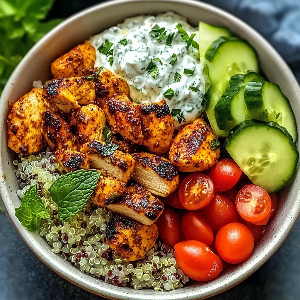 Mediterranean Chicken Bowls: Fresh, Flavorful, and Fun!
