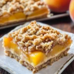 Peach Pie Crumble Bars