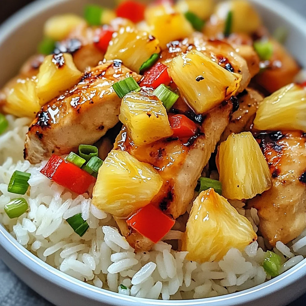 Pineapple Chicken and Rice Recipe – Easy Tropical Flavor