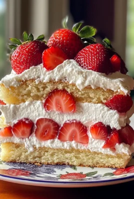Small Batch Gluten Free Strawberry Shortcake Cake