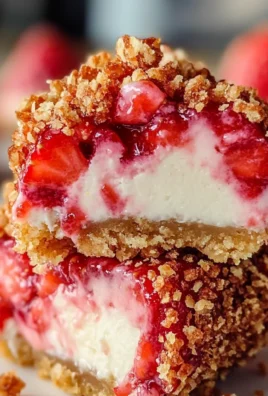 Strawberry Crunch Cheesecake Bites