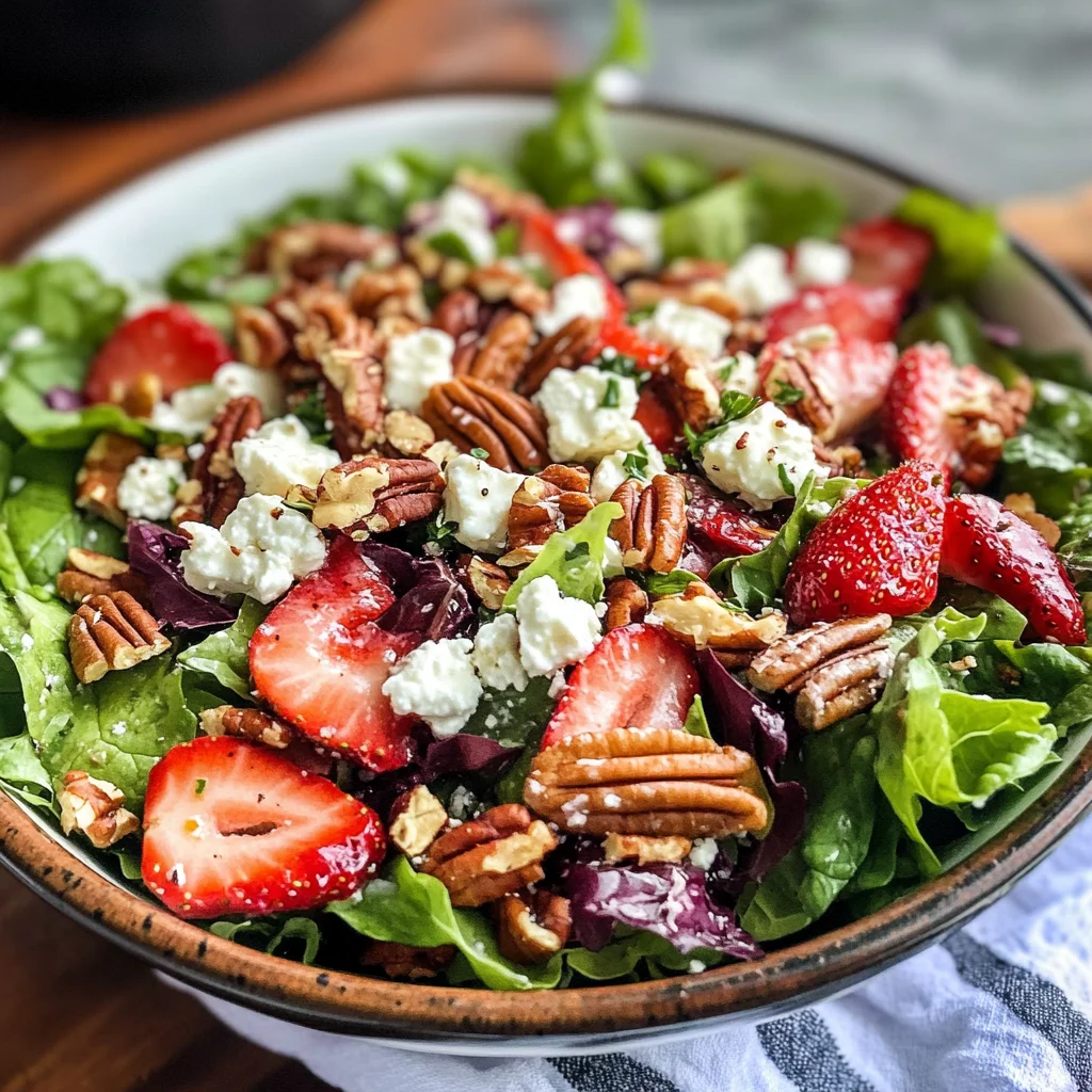 Strawberry Pecan Salad