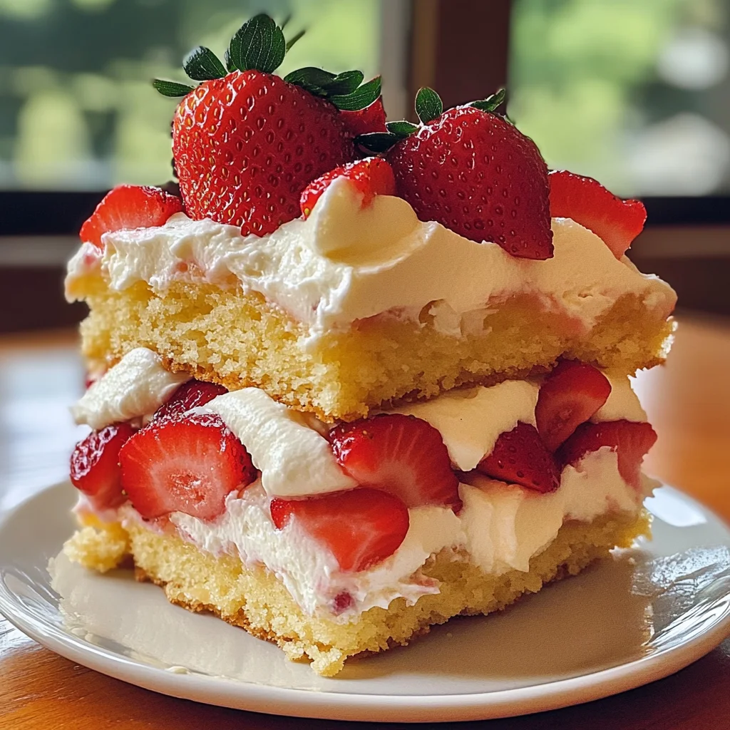 Strawberry Shortcake Recipe with Lemon Curd Whipped Cream