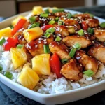 Teriyaki Pineapple Chicken Bowls: A Flavorful Delight!
