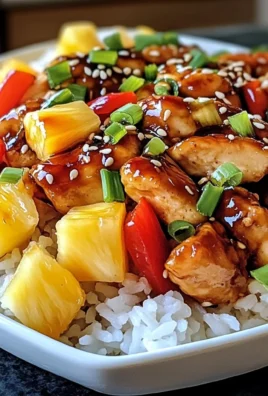 Teriyaki Pineapple Chicken Bowls: A Flavorful Delight!